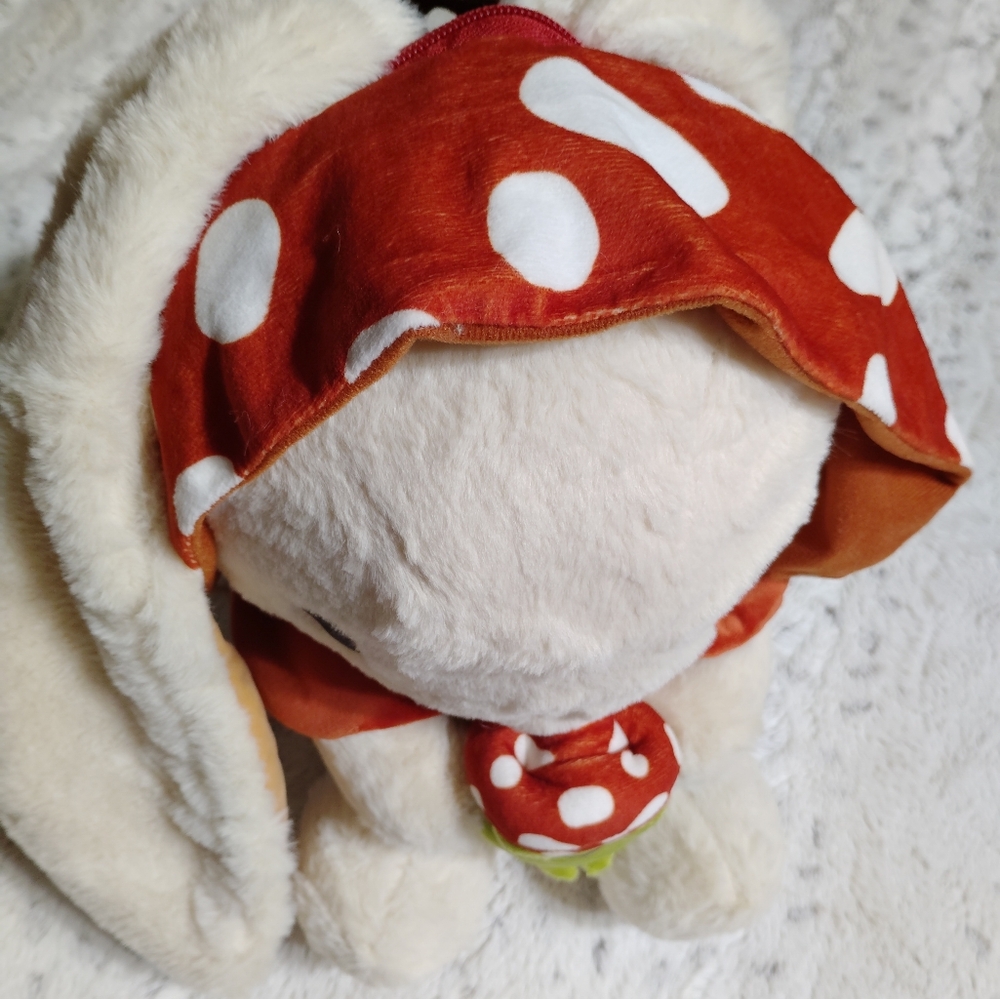 Bunny Mushroom Plush Backpack - Picture 10 of 10